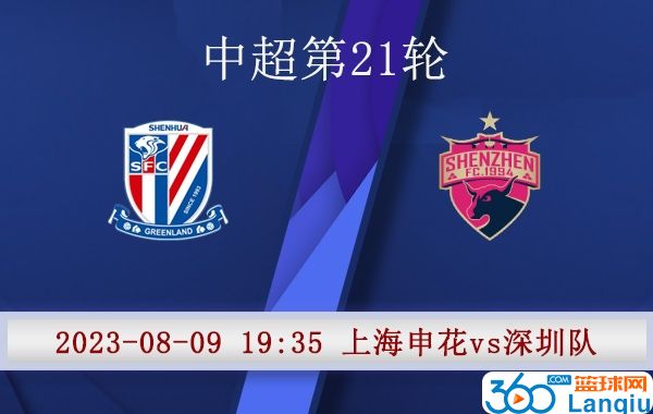 上海申花队vs深圳队比赛前瞻